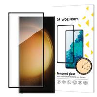 Samsung Galaxy S24 Ultra Wozinsky Super Tough Glazen Screenprotector - 9H - Zwarte Rand - thumbnail