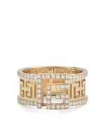 Balmain bague Labyrinth en or 18ct pavée de diamants