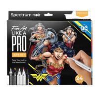 Creativ Company Hobbyset Illustratie Stripboekhelden Wonder Woman Kleurset - thumbnail