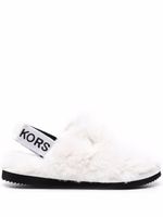 Michael Michael Kors chaussons Elsa en fourrure artificielle - Blanc