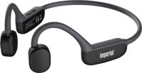 Imperial bluTC active 1 On Ear koptelefoon Sport Bluetooth Zwart Botgeleiding, Bestand tegen zweet, Nekbeugel