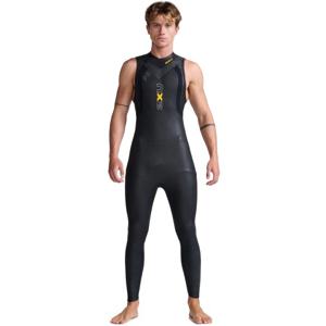 2XU Propel:1 mouwloos wetsuit zwart/oranje heren L