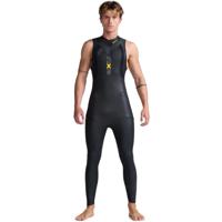 2XU Propel:1 mouwloos wetsuit zwart/oranje heren L - thumbnail