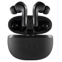 Intenso Black Buds TWS True Wireless hoofdtelefoon T300A met Active Noise Cancelling en tot 35 uur muziekweergave, klein