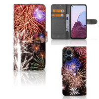 OPPO Reno 8 Lite | OnePlus Nord N20 Wallet Case met Pasjes Vuurwerk