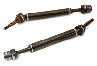 Integy Dual Joint Telescopic Drive Shafts - Traxxas E-Revo, E-Maxx BL, Summit - Gun