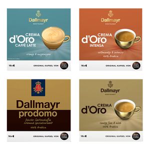 Dolce Gusto - Proefpakket Dallmayr - 4x 16 Capsules