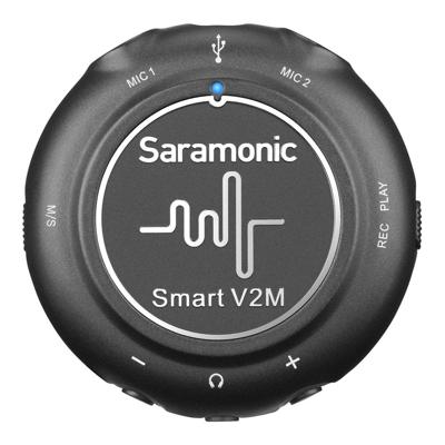 Saramonic Smart V2M Ultra Portable Audio Interface + 2 lavalier microfoons