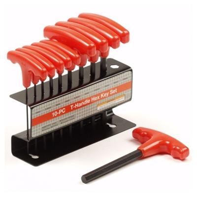 ES T-handvat inbussleutel Set (10 Delig 2-10 mm) ES T-handvat inbussleutel Set (10 Delig 2-10 mm)