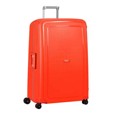 Samsonite S'Cure Spinner 81 fluo rood capri Samsonite S'Cure Spinner 81 fluo rood capri