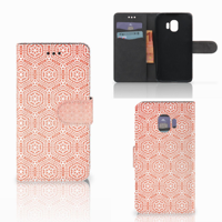 Samsung Galaxy J2 Pro 2018 Telefoon Hoesje Pattern Orange