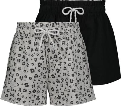 HEMA Kinder Shorts - 2 Stuks Grijs (grijs)