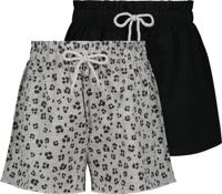HEMA Kinder Shorts - 2 Stuks Grijs (grijs)