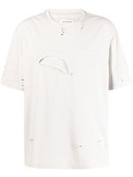 Feng Chen Wang t-shirt à col rond - Gris