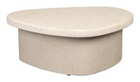 Dutchbone Organische Salontafel Veda Gerecycled marmer, 74 x 49cm - Beige - thumbnail