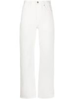 Jil Sander pantalon en coton à coupe droite - Blanc