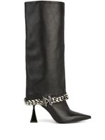 Karl Lagerfeld bottines Debut en cuir 90 mm - Noir