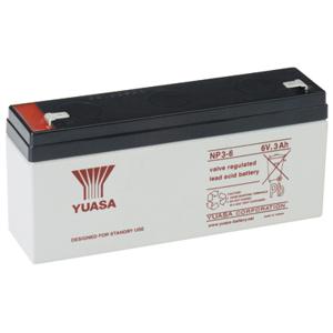 Yuasa NP3-6 NP3-6 Loodaccu 6 V 3 Ah Loodvlies (AGM) (b x h x d) 134 x 64 x 34 mm Kabelschoen 4.8 mm Onderhoudsvrij