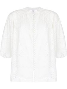 Acler blouse Stapleton à manches bouffantes - Blanc