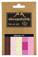 décopatch Pocket Papers Collection No.3, Diverse kleuren, 13x9.5cm