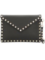 Valentino Garavani pochette Rockstud à rabat - Noir