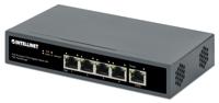 Intellinet PoE-Powered 5-Port Gigabit Netwerk switch RJ45 10 / 100 / 1000 MBit/s IEEE 802.3af (12.95 W), IEEE 802.3at (25.5 W), IEEE 802.3bt - thumbnail