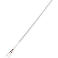 TRU COMPONENTS 1567173 Alarmkabel LiYY 2 x 0.14 mm² Wit 50 m