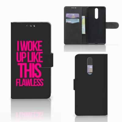 Nokia 8 Hoesje met naam Woke Up - Origineel Cadeau Zelf Maken Nokia 8 Hoesje met naam Woke Up - Origineel Cadeau Zelf Maken