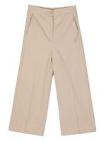 MM6 Maison Margiela Kids pantalon ample à logo brodé - Tons neutres