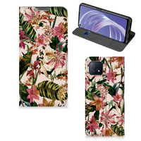 OPPO A73 5G Smart Cover Flowers - thumbnail