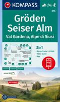 Wandelkaart 076 Gröden - Seiser Alm - Val Gardena - Alpe di Siusi | Ko - thumbnail