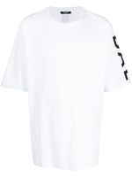 Balmain t-shirt en coton à logo imprimé - Blanc