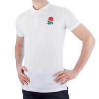 Rugby Retro - Engeland Retro Polo - Wit