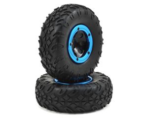 Front/Rear Premounted Tire (2): 1/18 4WD Temper (ECX41003)