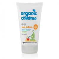 SPF 30 - Green People Organic Children Sun Lotion Scent Free - 150ml