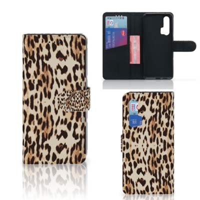 Honor 20 Pro Telefoonhoesje met Pasjes Leopard Honor 20 Pro Telefoonhoesje met Pasjes Leopard
