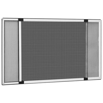 VidaXL Raamhor uitschuifbaar (75-143)x50 cm wit