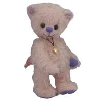 Clemens Knuffelbeer Teddy Rose Junior 15 Cm Pluche Zalmroze