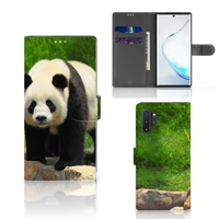 Samsung Galaxy Note 10 Plus Telefoonhoesje met Pasjes Panda