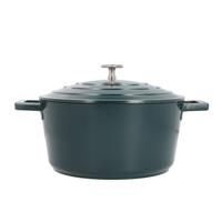 MasterClass Braadpan - Hunter Green - ø 24 cm / 4 liter - standaard anti-aanbaklaag