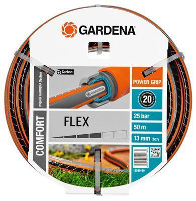 GARDENA Comfort FLEX 18039-20 Tuinslang Zwart, Oranje 13 mm 50 m 1/2 inch 1 stuk(s)