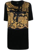 ETRO chemise en coton à motif cachemire - Noir