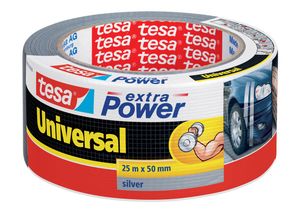 Tesa extra Power Universal, ft 50 mm x 25 m, grijs