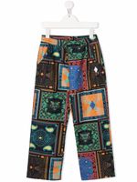 Marcelo Burlon County Of Milan Kids pantalon fuselé à motif cachemire - Noir - thumbnail