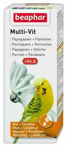 BEAPHAR MULTI-VIT PAPEGAAI EN GROTE PARKIETEN 50 ML