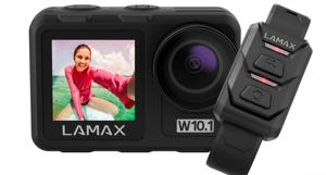 Lamax LAMAX W10.1 Actioncam 4K, Beeldstabilisering, Dual-display, Waterdicht, Touchscreen, Full-HD, WiFi