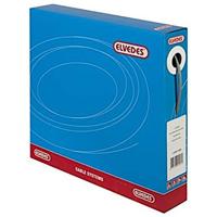 Elvedes versnellingskabel buiten 30 meter RVS zwart