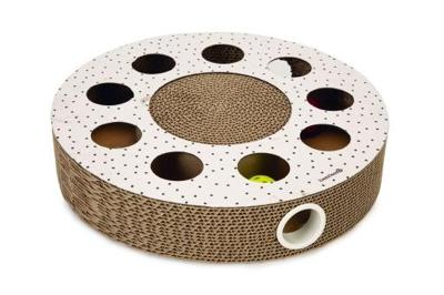 Beeztees hide - krabspeelgoed - karton - 35x35x7 cm Beeztees hide - krabspeelgoed - karton - 35x35x7 cm