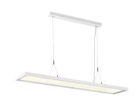 SLV Hanglamp WORKLIGHT/woonkamerlamp, binnenverlichting, hanglamp, eetkamer, LED, plafondlamp, 4000 K, 57 W, 5000 lm, wit, dimbaar