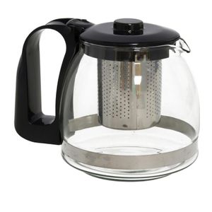 Gerimport Theepot - met infuser filter - glas - 700 ml